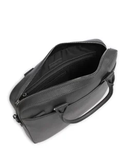 Bosun Aktentasche 15″ genarbtes Rindsleder dunkelgrau