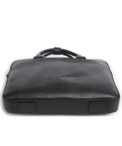 Bosun Aktentasche genarbtes Kalbsleder schwarz