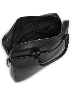 Bosun Aktentasche genarbtes Kalbsleder schwarz