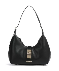 BOVIE Schultertasche Lederimitat schwarz