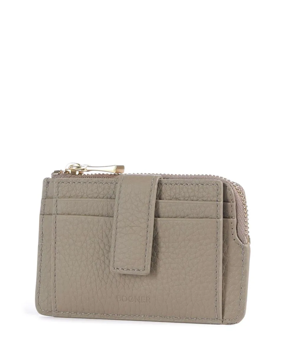 Bozen Elli RFID Kreditkartenetui genarbtes Rindsleder taupe