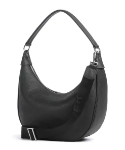 Bozen Ite Beuteltasche genarbtes Rindsleder schwarz