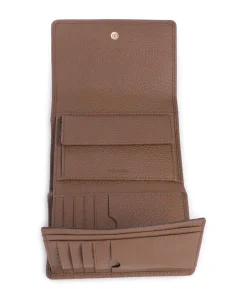 Bozen Nena RFID Geldbörse genarbtes Rindsleder braun