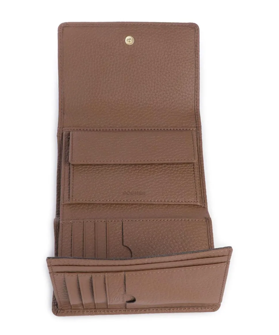 Bozen Nena RFID Geldbörse genarbtes Rindsleder braun