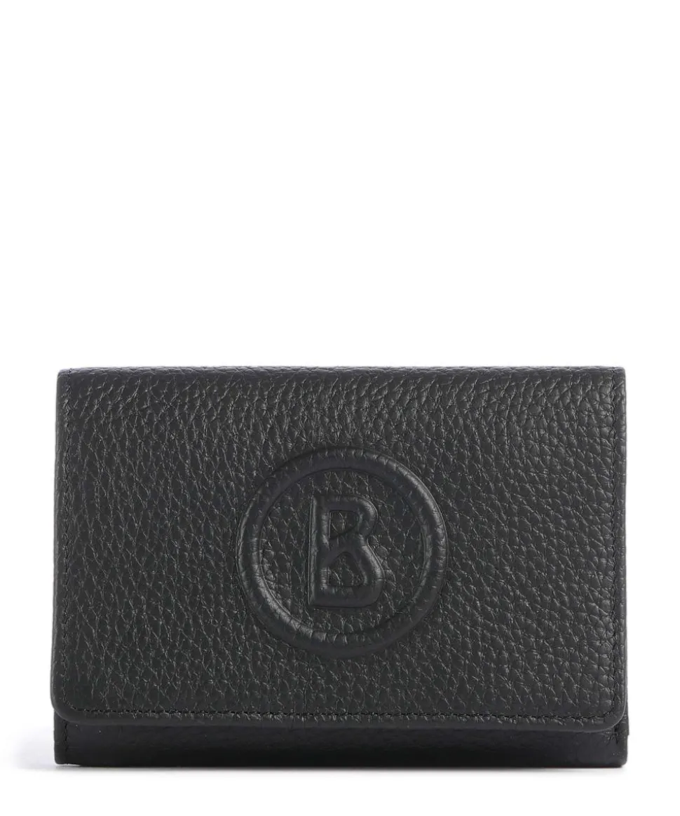 Bozen Nena RFID Geldbörse genarbtes Rindsleder schwarz