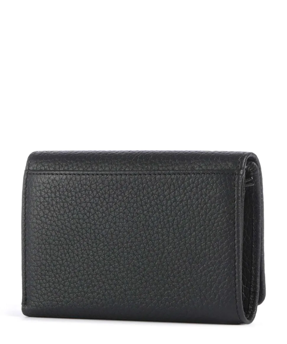 Bozen Nena RFID Geldbörse genarbtes Rindsleder schwarz