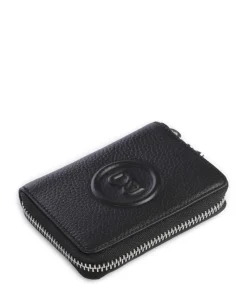 Bozen Norah RFID Geldbörse genarbtes Rindsleder schwarz