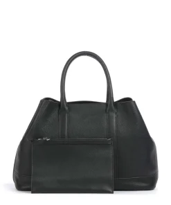 Bozen Theresa Shopper genarbtes Rindsleder schwarz