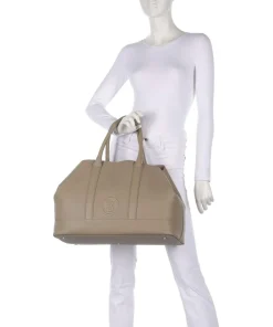 Bozen Theresa Shopper genarbtes Rindsleder taupe
