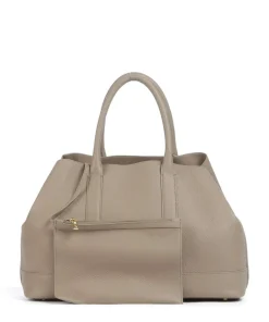 Bozen Theresa Shopper genarbtes Rindsleder taupe