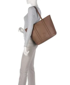 Bozen Zeta Shopper genarbtes Rindsleder cognac