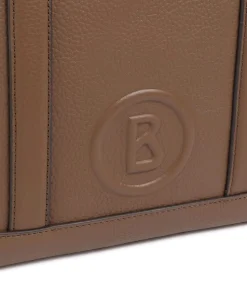 Bozen Zeta Shopper genarbtes Rindsleder cognac