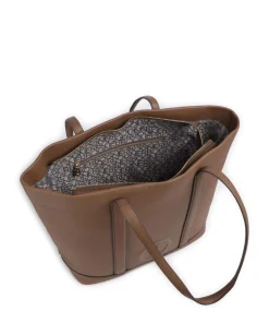 Bozen Zeta Shopper genarbtes Rindsleder cognac