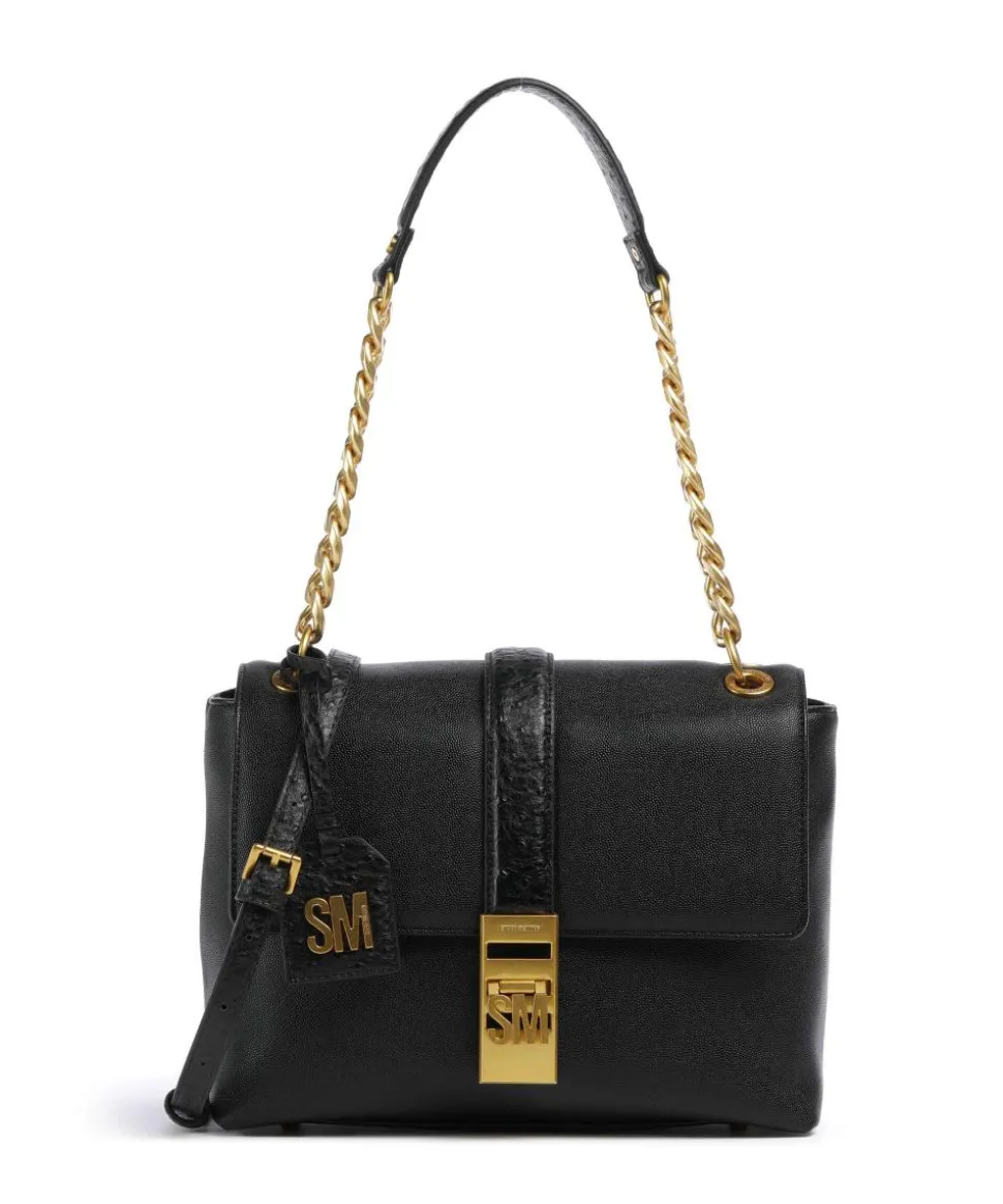 BPATTS-E Schultertasche Lederimitat schwarz