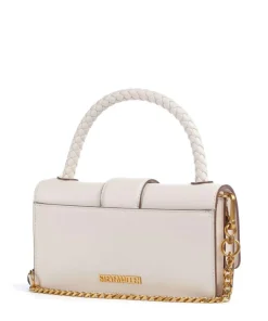 BRAGE Umhängetasche Lederimitat elfenbein