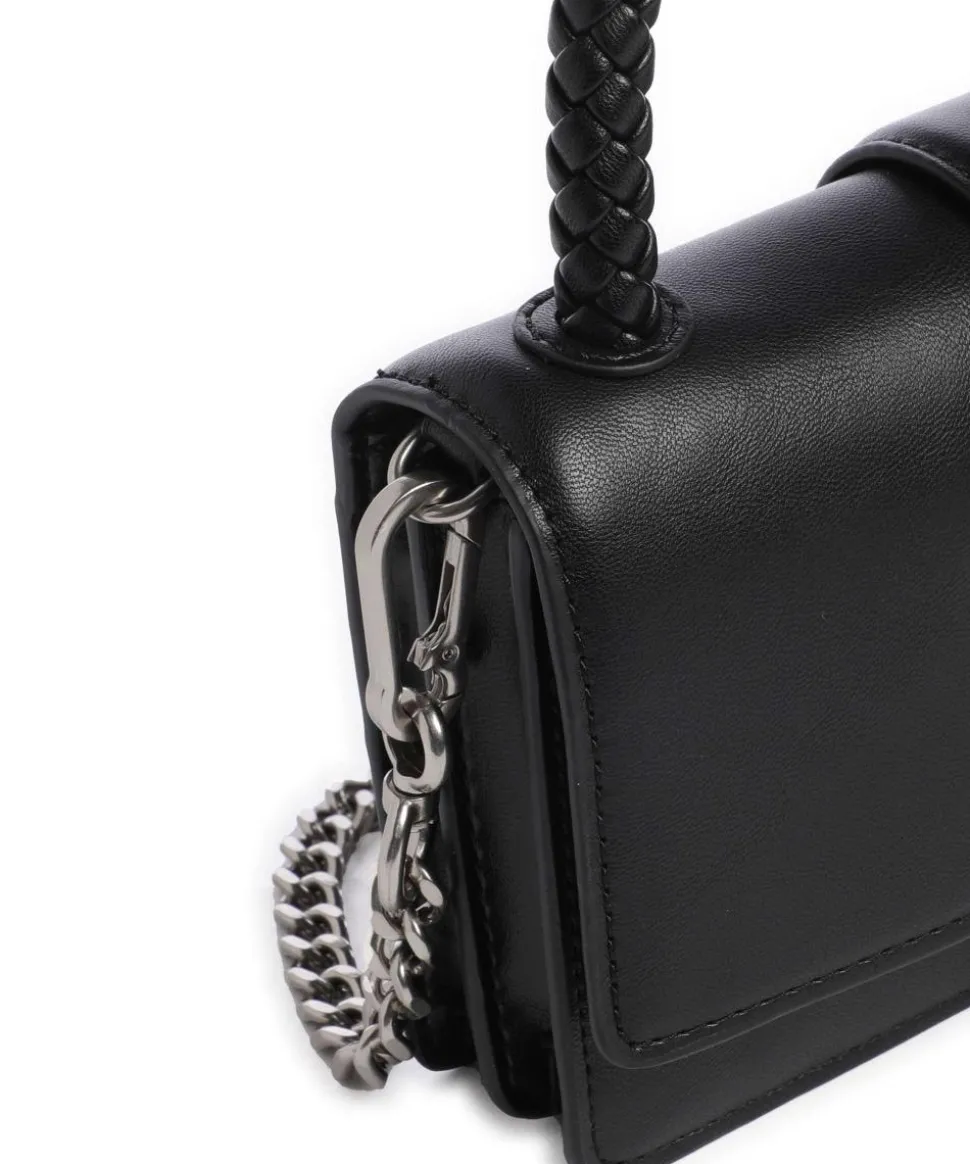 BRAGE Umhängetasche Lederimitat schwarz