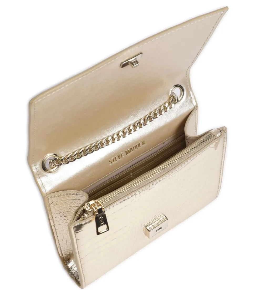 BRAMONIE Umhängetasche Lederimitat gold