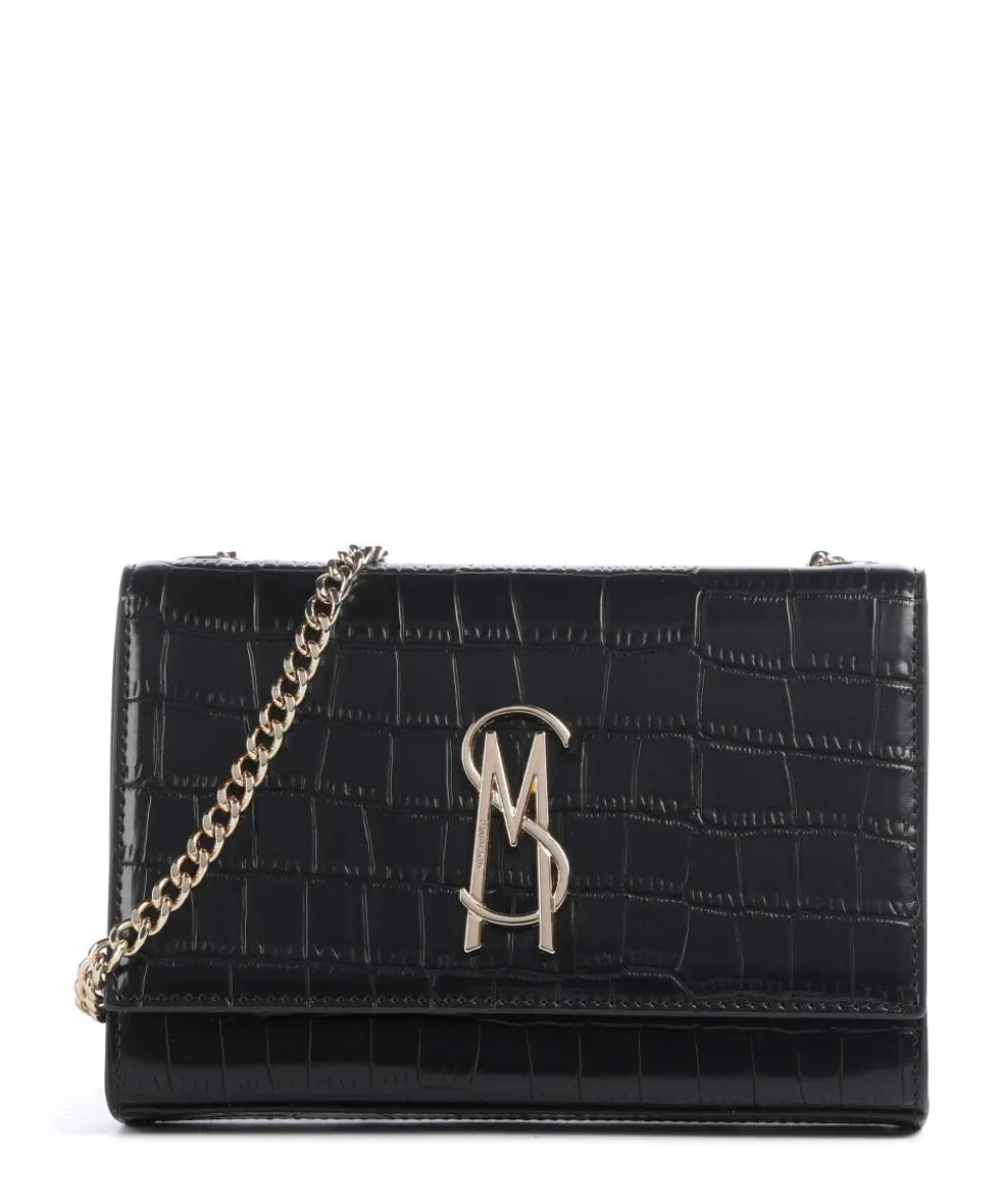 BRAMONIE Umhängetasche Lederimitat schwarz