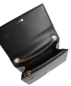 BRAMONIE Umhängetasche Lederimitat schwarz