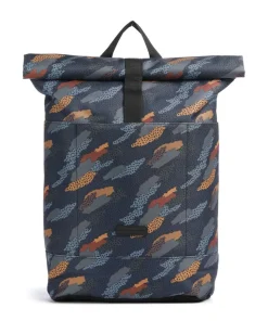 Brand Collaboration Hajo Medium Rolltop Rucksack 16″ recyceltes Polyester dunkelblau