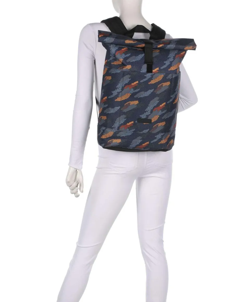 Brand Collaboration Hajo Medium Rolltop Rucksack 16″ recyceltes Polyester dunkelblau