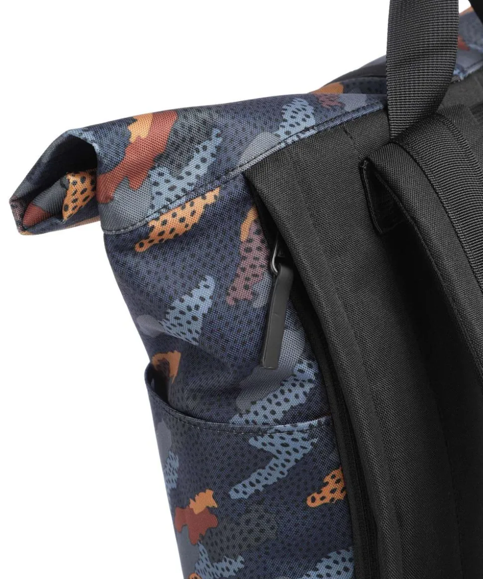 Brand Collaboration Hajo Medium Rolltop Rucksack 16″ recyceltes Polyester dunkelblau