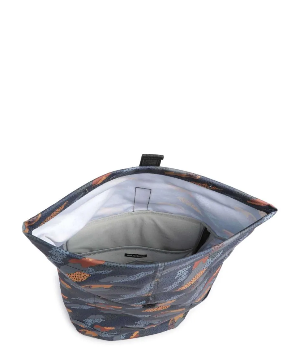 Brand Collaboration Hajo Medium Rolltop Rucksack 16″ recyceltes Polyester dunkelblau