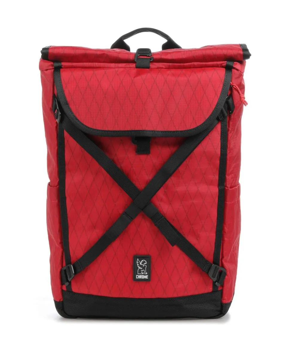 Bravo4.0 Rolltop Rucksack recyceltes Nylon rot