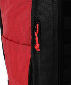 Bravo4.0 Rolltop Rucksack recyceltes Nylon rot