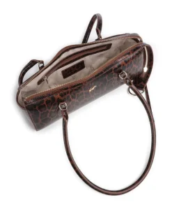 BREMIE-E Schultertasche Lederimitat braun