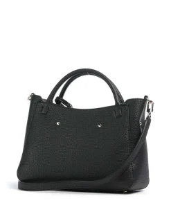 Brenton Handtasche Lederimitat schwarz