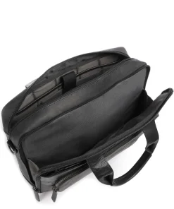 Brick Lane Aktentasche 15″ Leder schwarz