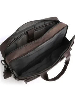 Brick Lane Aktentasche 15″ Leder dunkelbraun