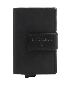 Brick Lane C-Three RFID Kreditkartenetui genarbtes Rindsleder schwarz