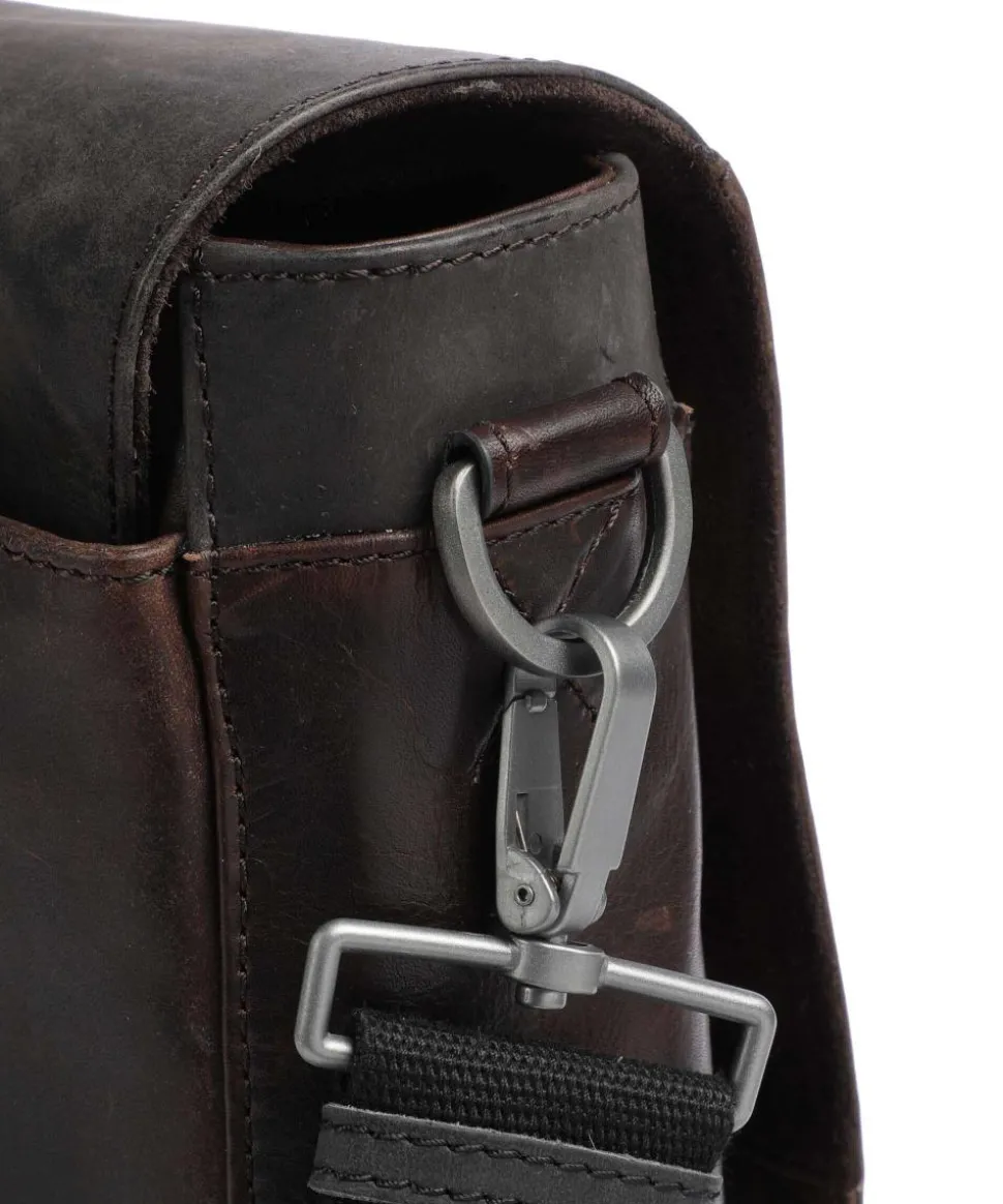 Brick Lane Jim Aktentasche 15″ Leder dunkelbraun