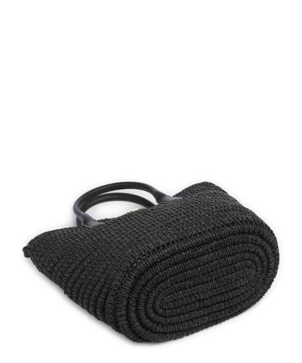 Brie 22 Handtasche Bast schwarz