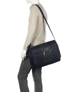 Brief 2 Aktentasche 14″ recyceltes Nylon dunkelblau