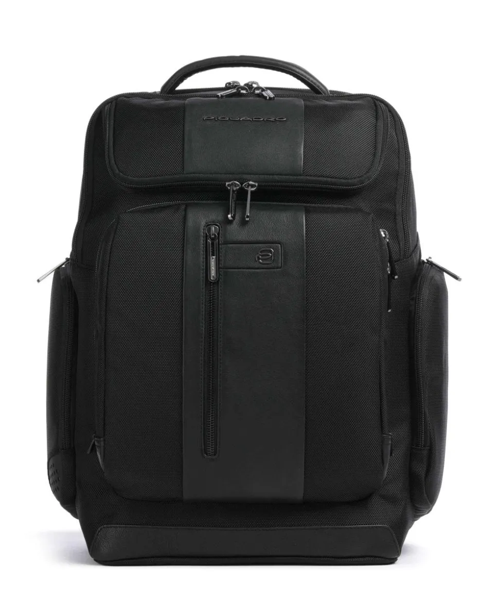 Brief 2 Laptop-Rucksack 15″ recyceltes Nylon schwarz