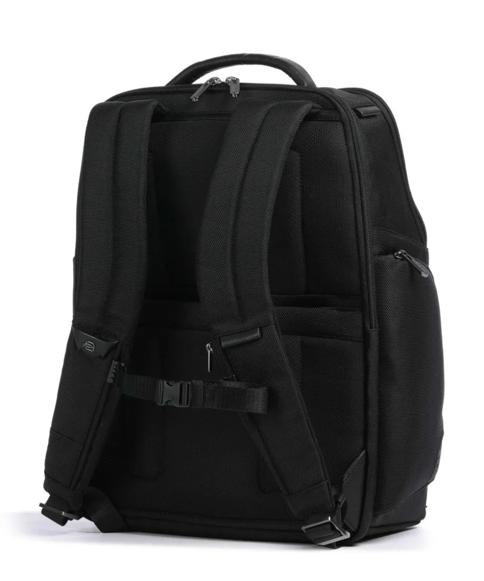 Brief 2 Laptop-Rucksack 15″ recyceltes Nylon schwarz