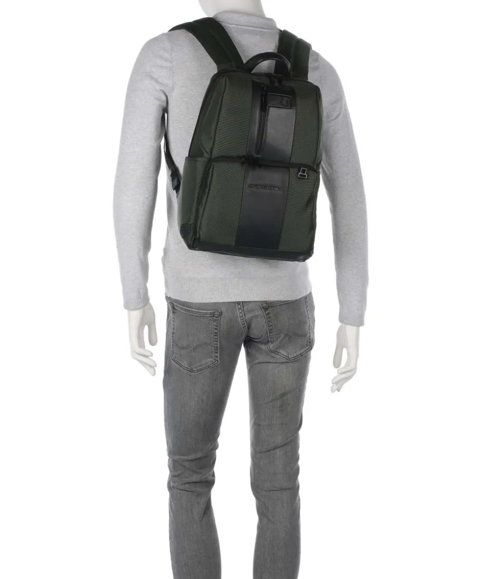 Brief 2 Laptop-Rucksack 14″ recyceltes Nylon dunkelgrün