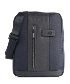 Brief 2 Umhängetasche recyceltes Nylon dunkelblau