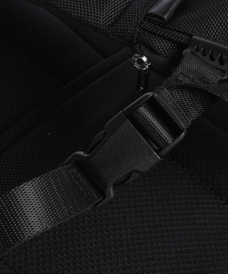 Brief Reiserucksack 15″ recyceltes Nylon schwarz