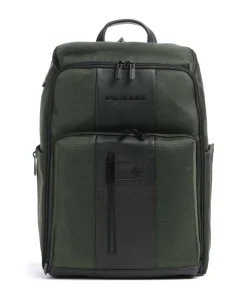 Brief Reiserucksack 15″ recyceltes Nylon dunkelgrün