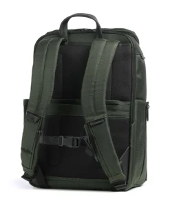 Brief Reiserucksack 15″ recyceltes Nylon dunkelgrün