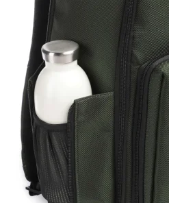 Brief Reiserucksack 15″ recyceltes Nylon dunkelgrün