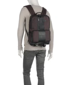 BRIEF2 Rucksack 15″ recyceltes Nylon bordeaux
