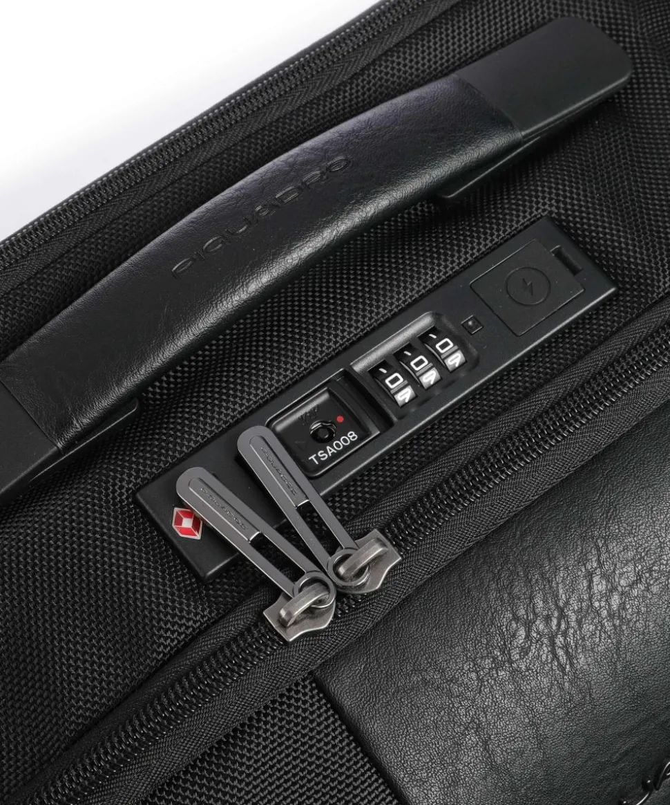 Brief S 4-Rollen Trolley schwarz 55 cm