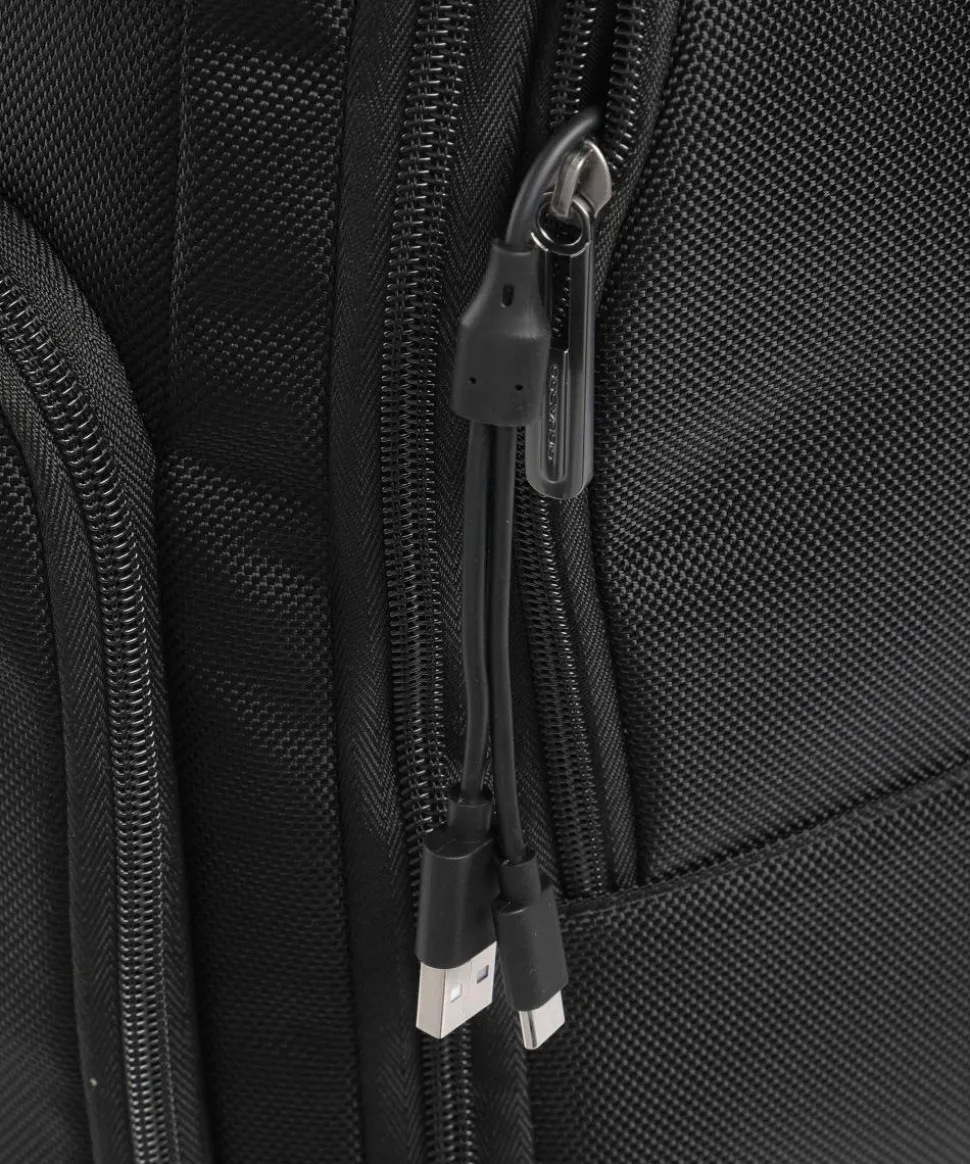 Brief S 4-Rollen Trolley schwarz 55 cm