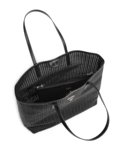 Brigitta Shopper Lederimitat schwarz