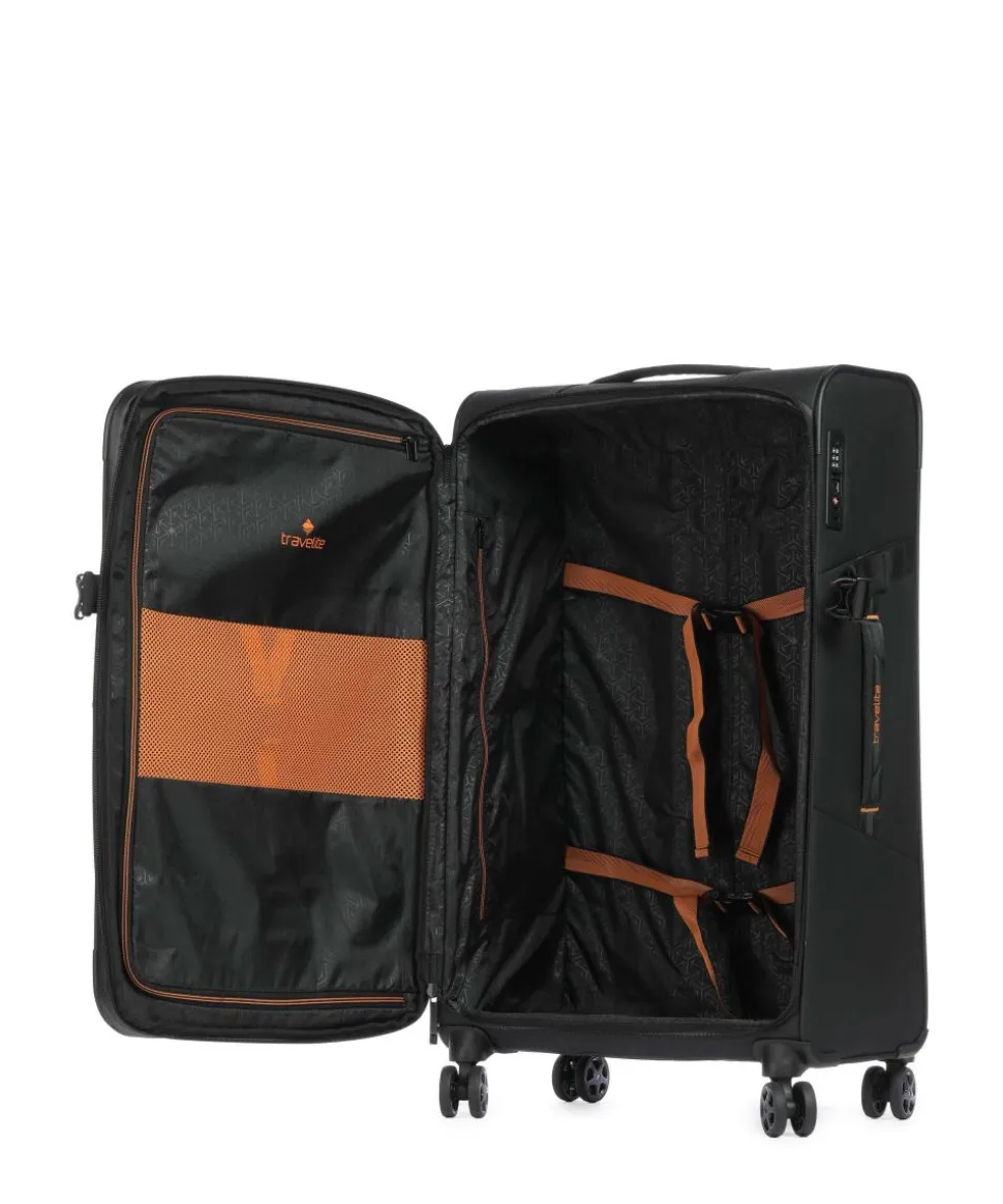 Briize 4-Rollen Trolley Set schwarz 3-tlg.